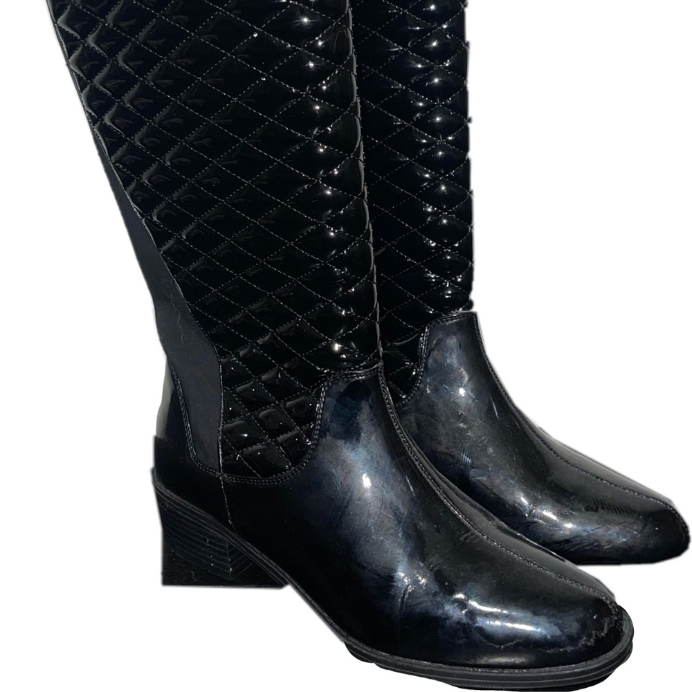 Cloudwalkers wide width tall boots Black